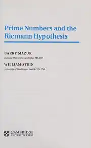 Prime Numbers and the Riemann Hypothesis