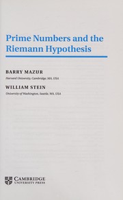 Prime Numbers and the Riemann Hypothesis