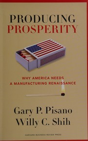 Producing Prosperity