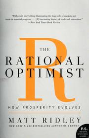 The Rational Optimist